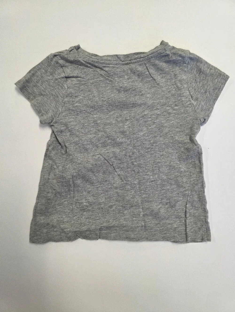 GAP Grey Tee with Red London Graphic and Gold Accent